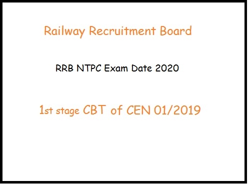 RRB NTPC Exam Dates